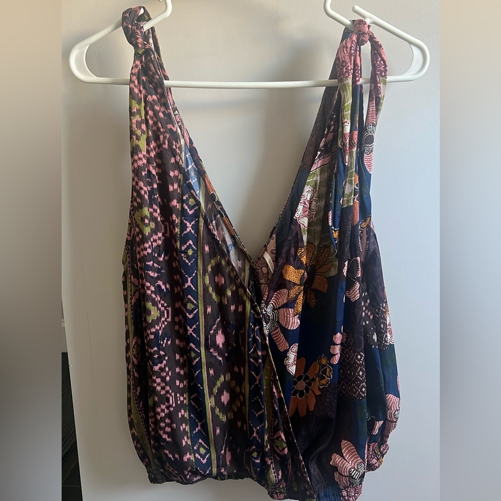 Free People Multicolor Boho Tank Top